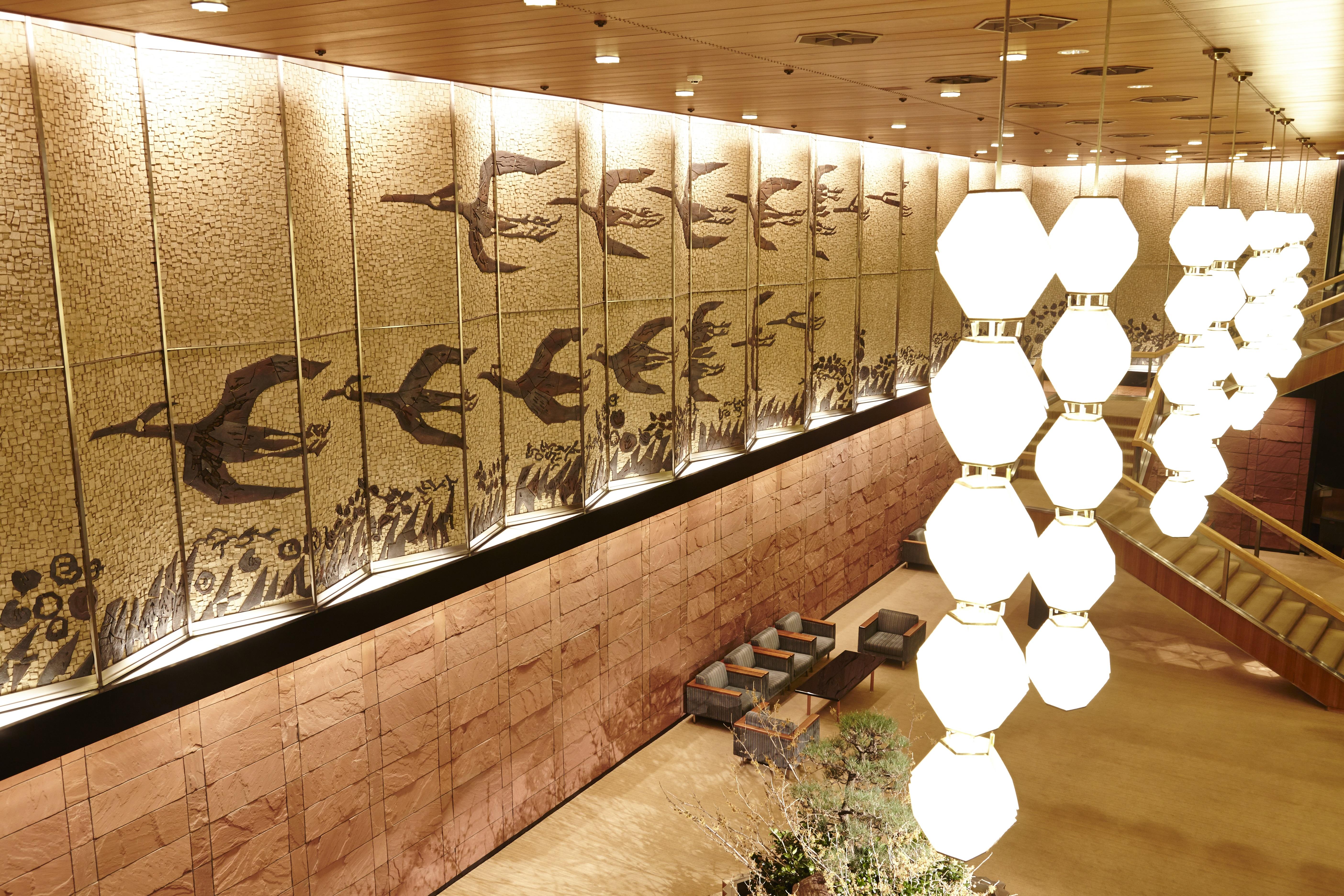 The Okura Tokyo Hotel Ngoại thất bức ảnh The interior of the lobby