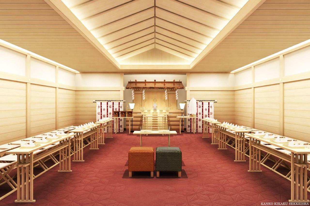 The Okura Tokyo Hotel Ngoại thất bức ảnh The interior of a typical Japanese temple